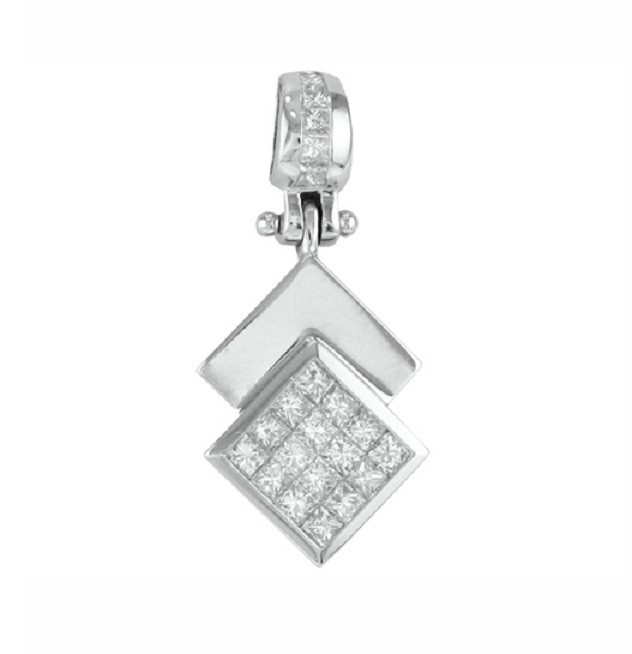 Princess Cut Diamond Pendant