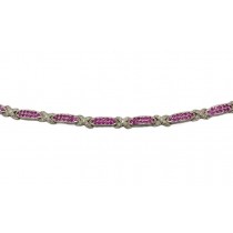 Feraud Pink Sapphire and Diamond Bracelet 29415