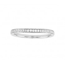Lazare Curved Pavé Diamond Ring Top LB010K-258PT