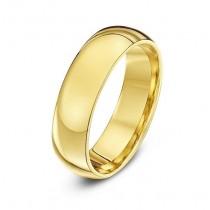 Mens Classic 6 MM Comfort Fit Wedding Ring 25300