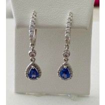 Tanzanite and Diamond Dangle Earrings 28398