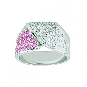 Féraud Pink Sapphire and Diamond Ring SK031GSRB