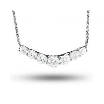 Lazare Seven Stone Diamond Necklace LJC101369P
