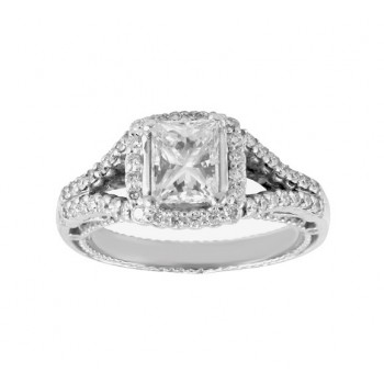 Verragio Venetian Princess Cut Diamond Engagement Ring Top AFN-5020CU-1